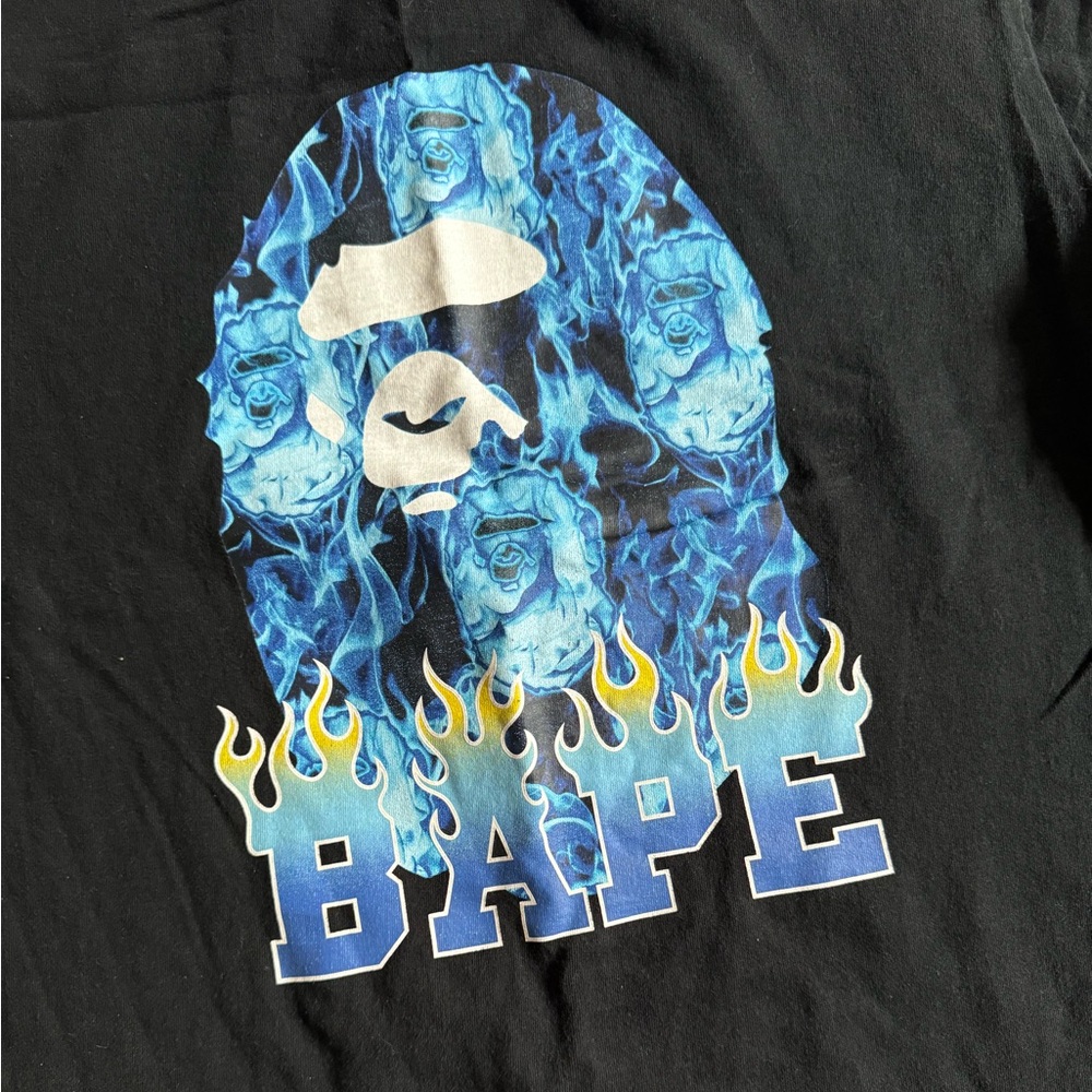 Bape Blue flame Tshirt